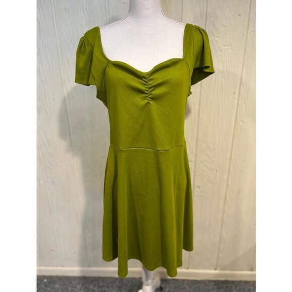 wild fable Dresses & Skirts - Women's Wild Fable Green Ribbed Knit Dress Size XXL